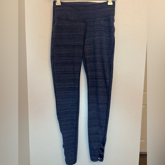 GapFit Heather Blue Leggings - Picture 1 of 4